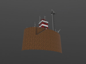 light house drogden Modello 3D