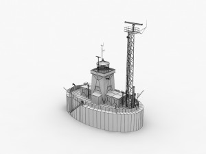 light house drogden Modello 3D