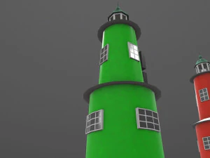 Lighthouse Helsingor --195-- 3D Model