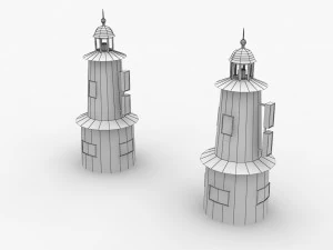 Lighthouse Helsingor --195-- 3D Model