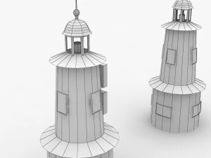 Lighthouse Helsingor --195-- 3D Model