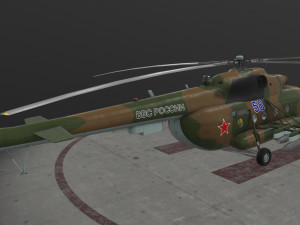 mi-8mt russian air force Modèle 3D