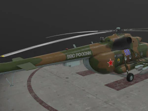 Mi-8MT Russian Air Force --231-- 3D Model