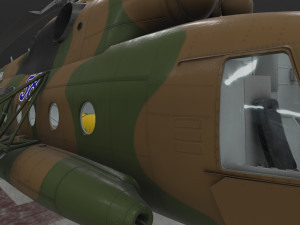 mi-8mt russian air force Modèle 3D