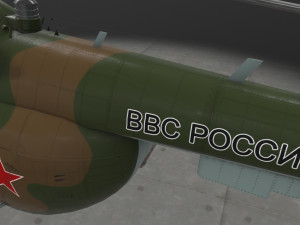 mi-8mt russian air force Modèle 3D