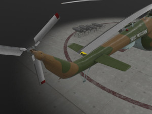 mi-8mt russian air force Modèle 3D