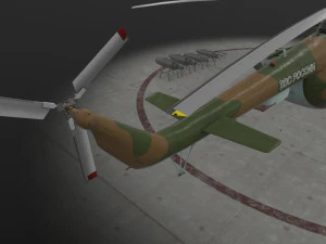 Mi-8MT Russian Air Force --231-- 3D Model