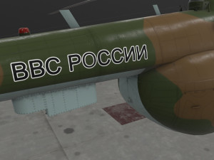 mi-8mt russian air force Modèle 3D