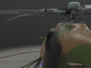 mi-8mt russian air force Modèle 3D