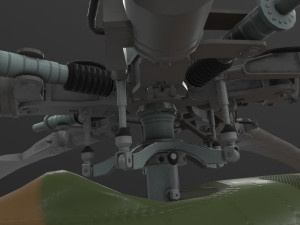 mi-8mt russian air force Modèle 3D