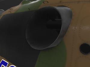 mi-8mt russian air force Modèle 3D