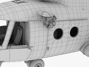 Mi-8MT Russian Air Force --231-- 3D Model
