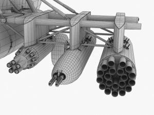 Mi-8MT Russian Air Force --231-- 3D Model