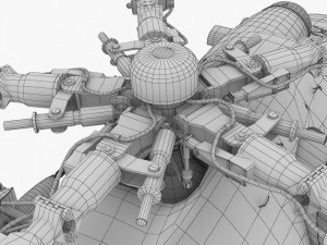 mi-8mt russian air force Modèle 3D