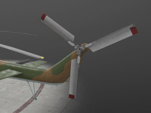 mi-8mt russian air force animated 3D-Modell