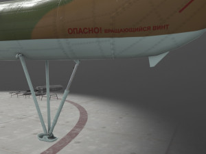 mi-8mt russian air force animated 3D-Modell