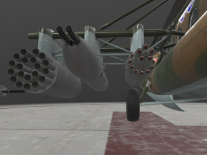 mi-8mt russian air force animated 3D-Modell