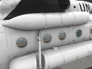 mi-8mtv united nations 3D Model
