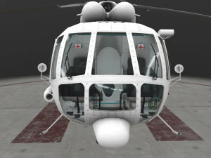 mi-8mtv united nations 3D Model