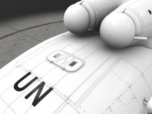 mi-8mtv united nations 3D 模型