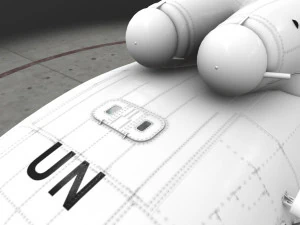 mi-8mtv united nations 3D Model