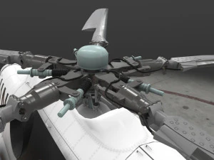 mi-8mtv united nations 3D Model