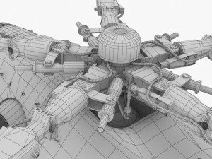mi-8mtv united nations 3D Model