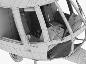 mi-8mtv united nations 3D Model