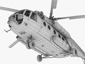 mi-8mtv united nations 3D Model