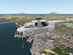 mi-8mtv united nations animated 3D Model