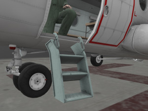 mi-8mtv united nations animated 3D Model