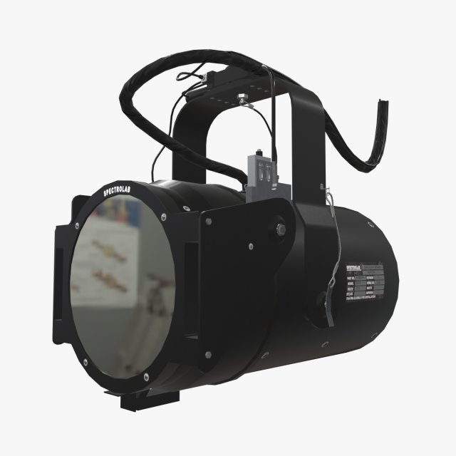 spectrolab sx-16 searchlight 3D Модель .c4d .max .obj .3ds .fbx .stl .blend 