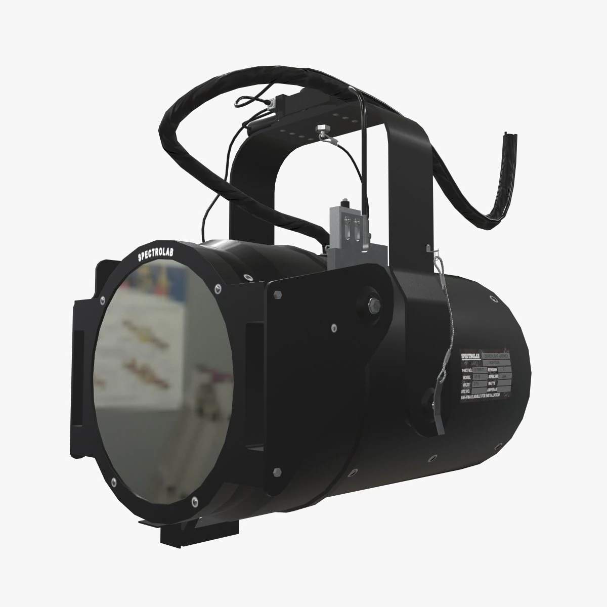 spectrolab sx-16 searchlight 3D Model .c4d .max .obj .3ds .fbx .stl .blend