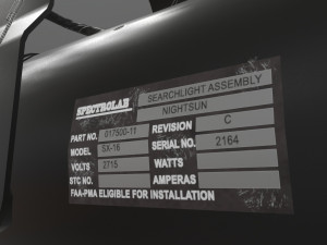 spectrolab sx-16 searchlight 3D Модель