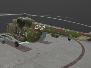mi-17 slovak air force Modèle 3D