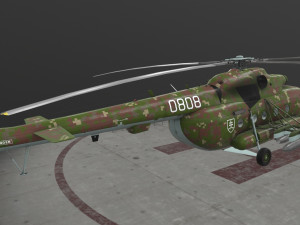 mi-17 slovak air force Modèle 3D
