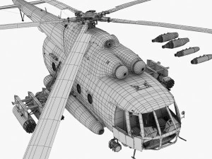 mi-17 slovak air force 3D Model