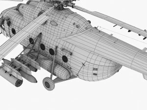 mi-17 slovak air force 3D Model