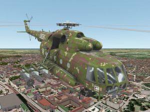 mi-17 slovak air force animated 3D Model