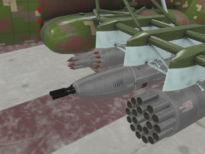 mi-17 slovak air force animated 3D Model