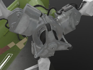 mi-17 slovak air force animated 3D Model