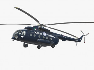 mi-17 mexican police Modelo 3D