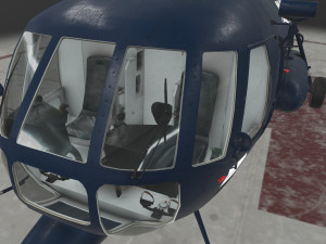 mi-17 mexican police 3D Model
