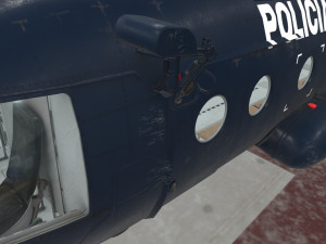 mi-17 mexican police 3D Model