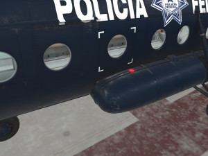 mi-17 mexican police 3D Model