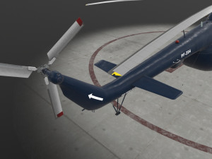 mi-17 mexican police 3D Model