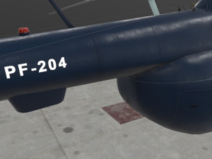 mi-17 mexican police 3D Model