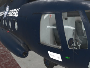 mi-17 mexican police 3D Model