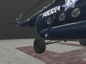 Mi-17 Mexican Police --237-- 3D Model