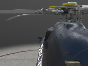 mi-17 mexican police 3D Model